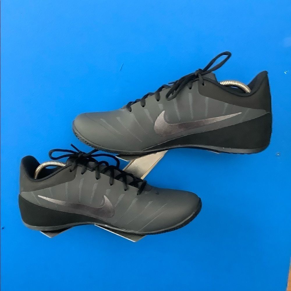 Nike Air Mavin 2 830368-003 Mens Low Top Basketball Shoes Black Gray Size 10.5